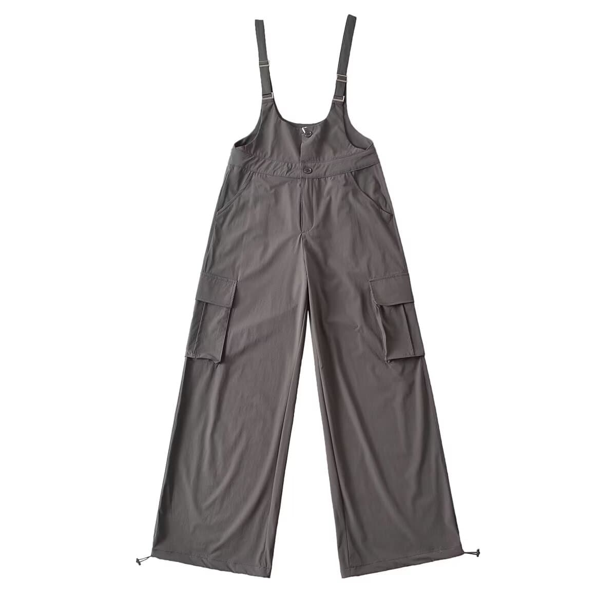 シンプル軽やかサロペット作業着