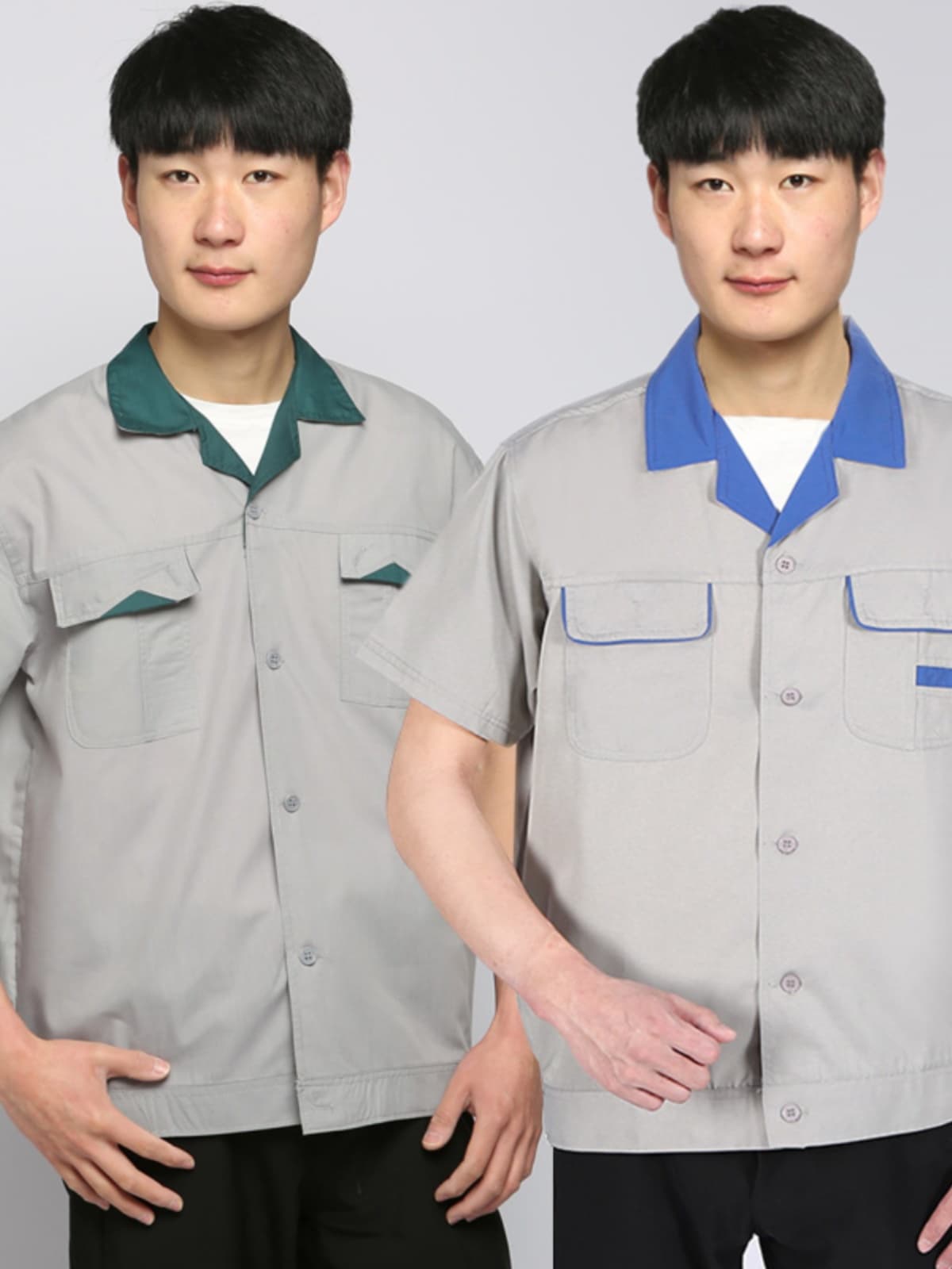 作業着 涼風半袖ワークシャツ