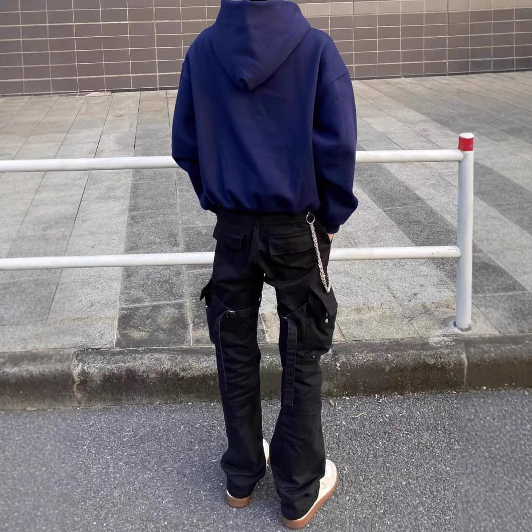 ミリタリー風デザイン作業着上下セット