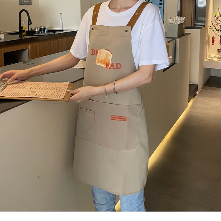 作業着 職人の夏場用サスペンダーエプロン