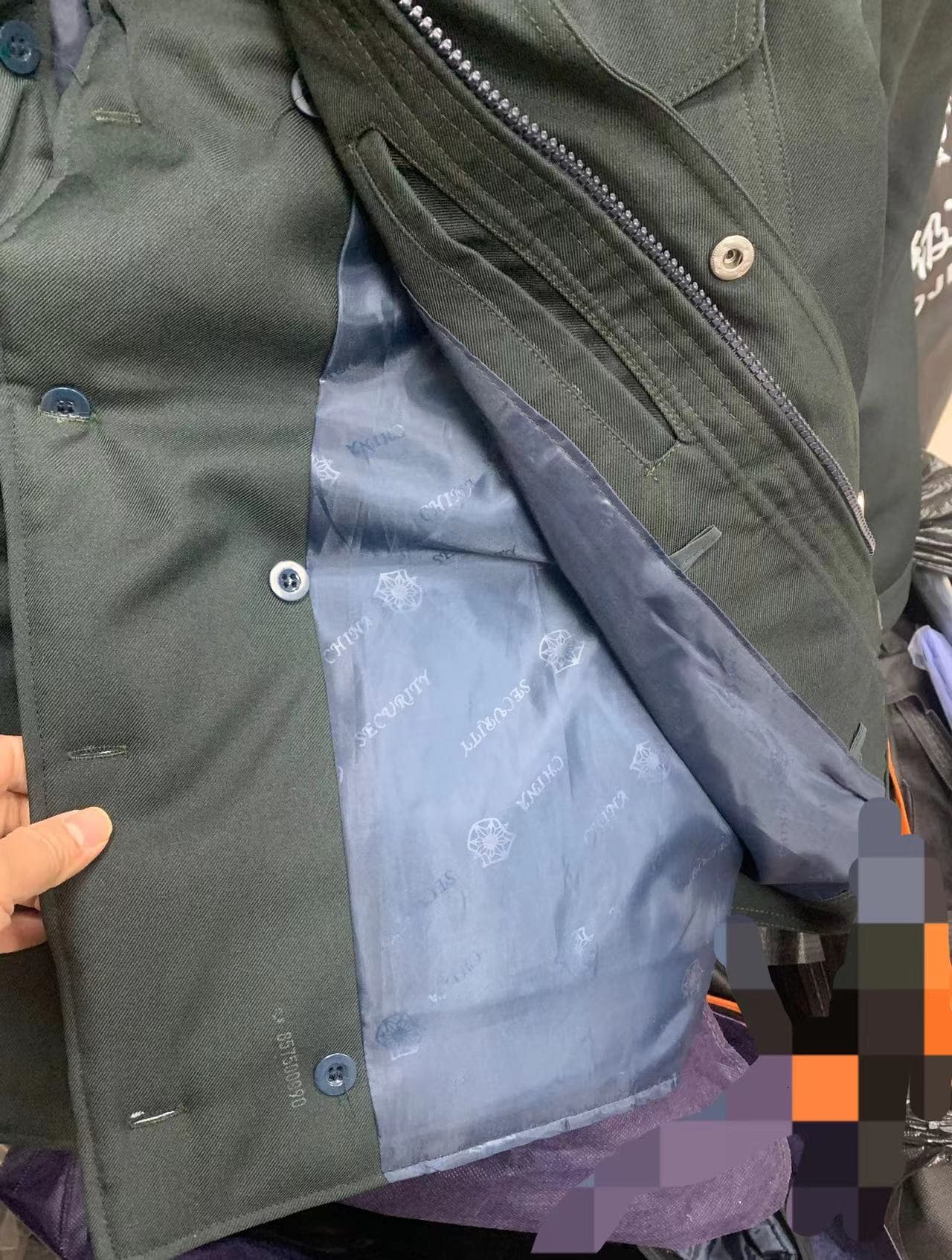 作業着 防寒機能付き作業用制服ジャンパー
