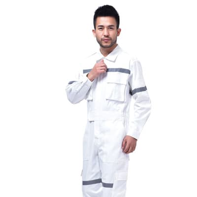 作業着 反射テープ付き作業用つなぎ服