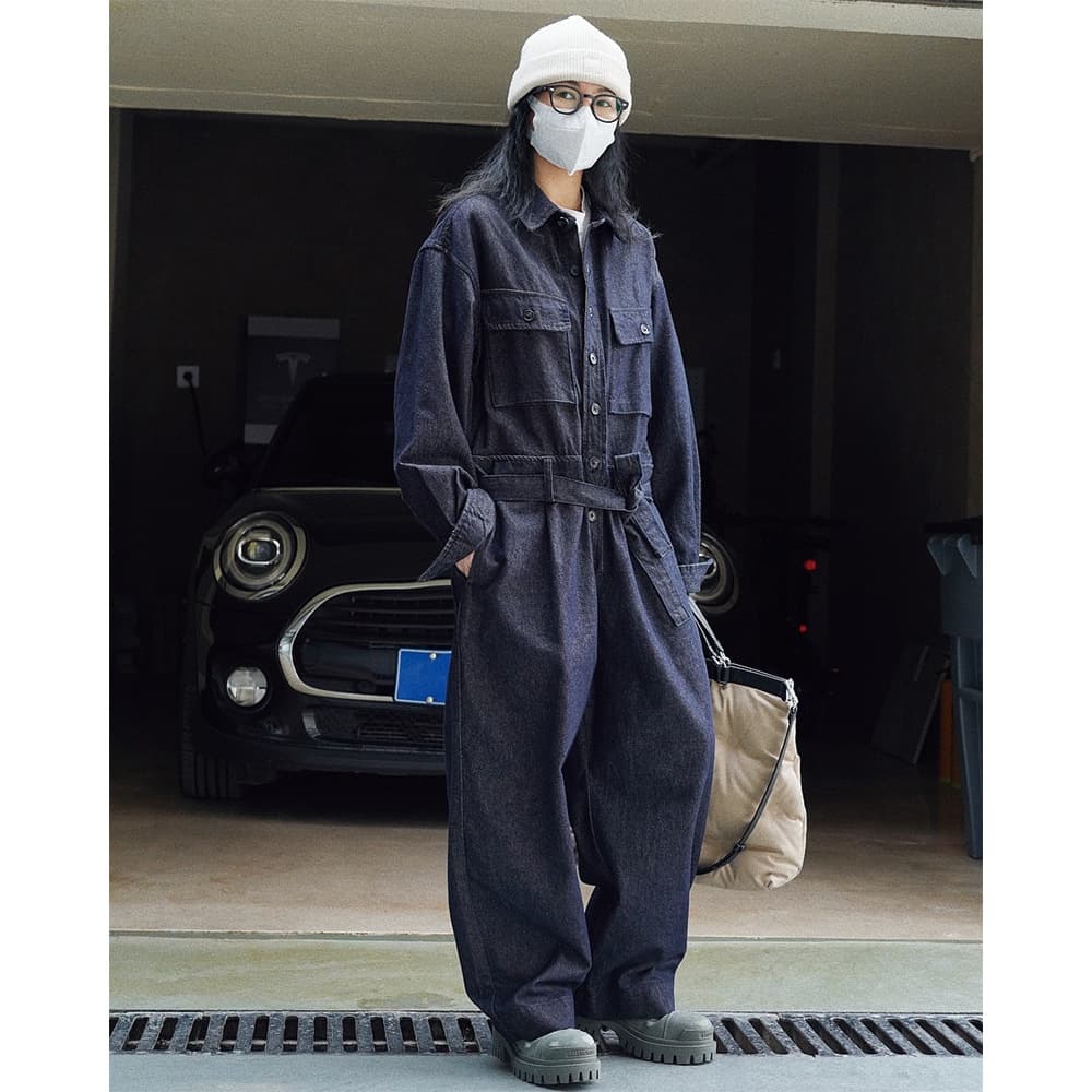 作業着 レディース ワーク オールインワン