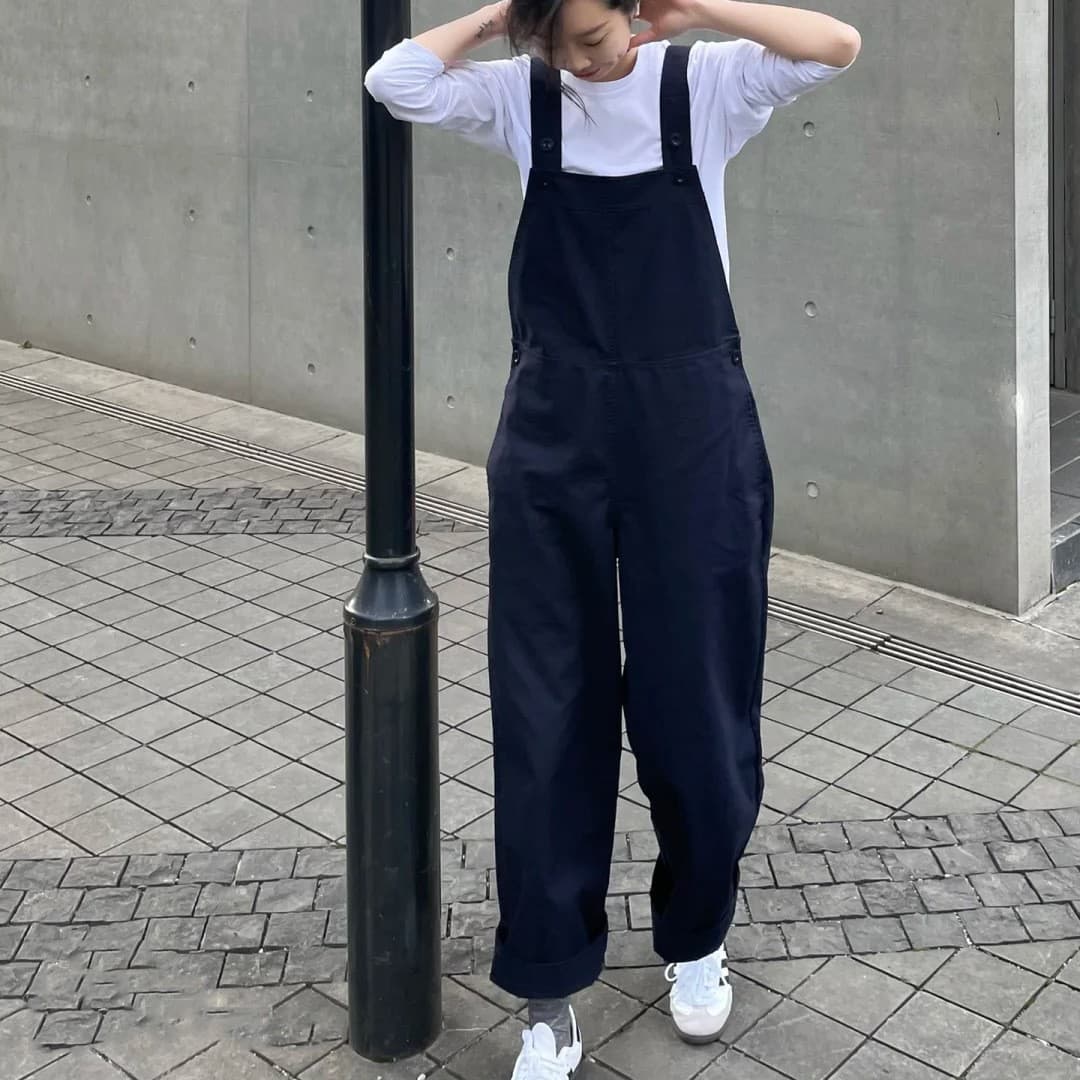 ゆったりサロペット作業着
