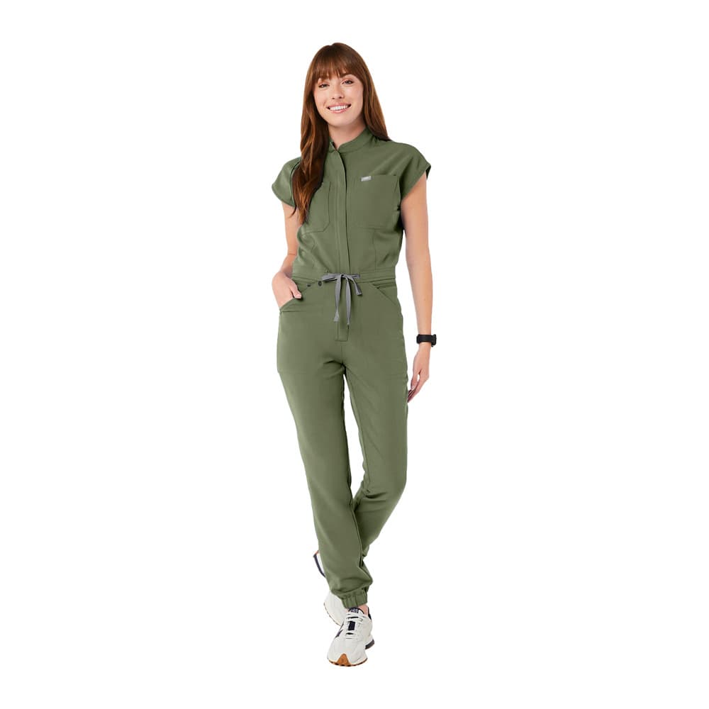 作業着 すっきり着こなせる作業用つなぎ服
