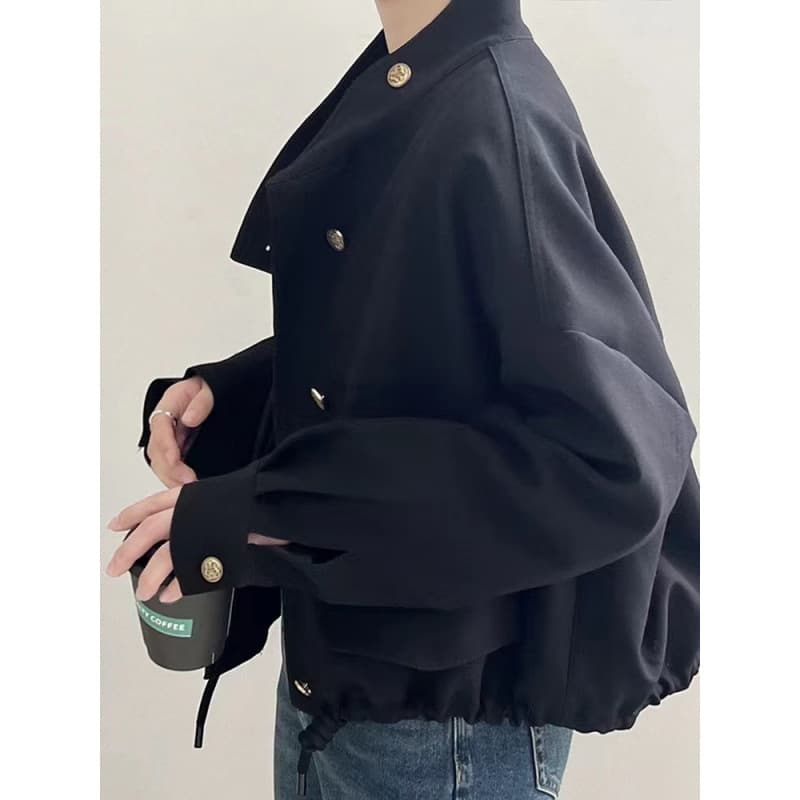 ゆったりシルエット作業着ジャケット