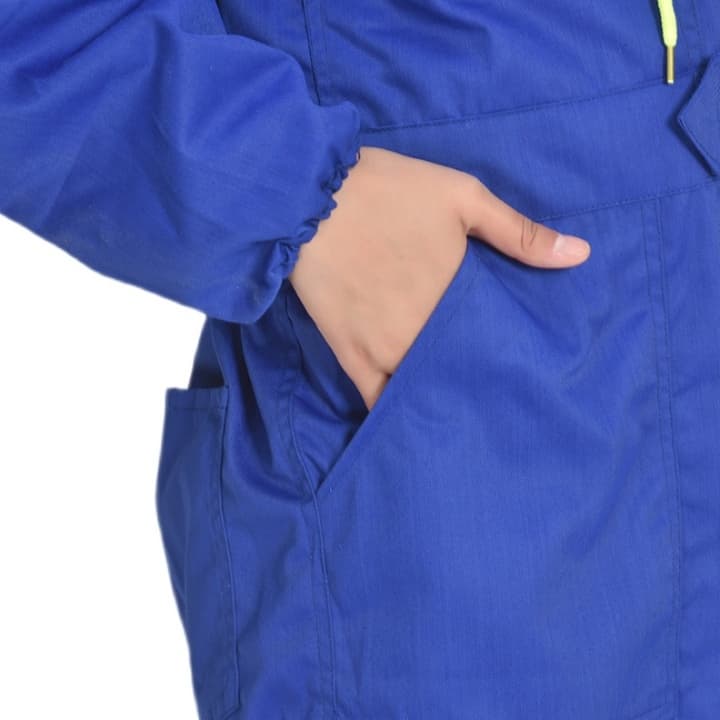 作業着 防寒対応型フード付き作業つなぎ服