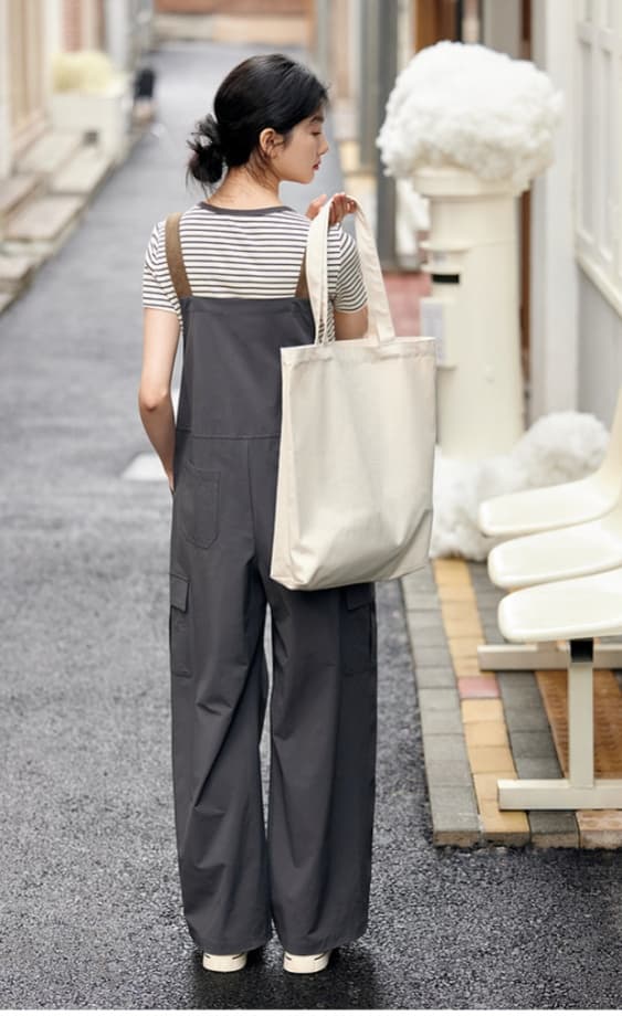 機能性重視のオーバーオール作業着
