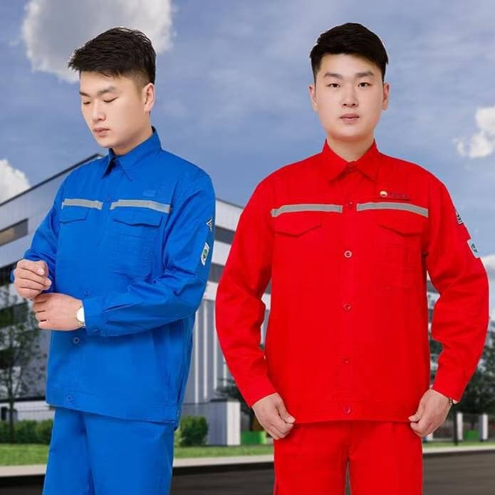 作業着 作業服 上下セット 反射材付き