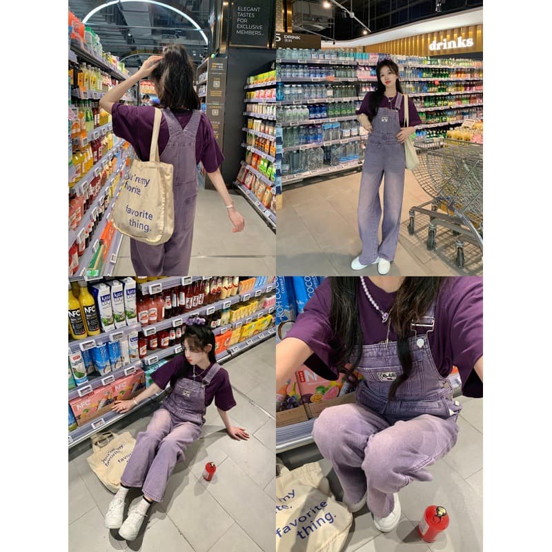 カジュアルゆとりオーバーオール作業着