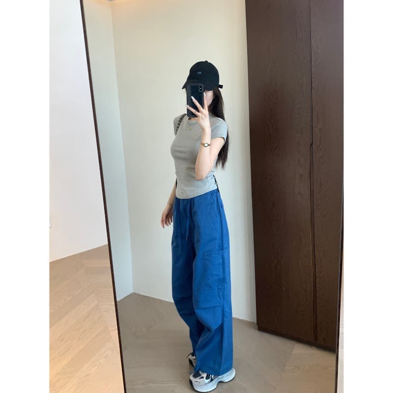 作業着 ゆったりシルエット作業パンツ