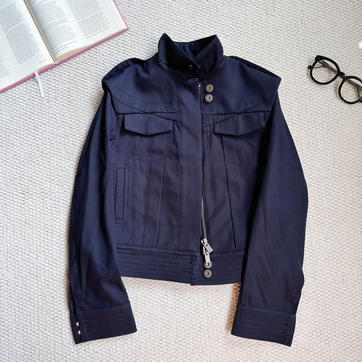 作業着 レディース ワークジャケット&ワイドパンツ セット