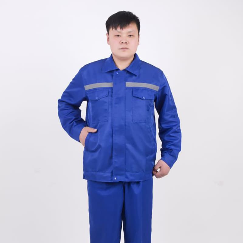 作業着 作業着 反射テープ付き作業用上下セット
