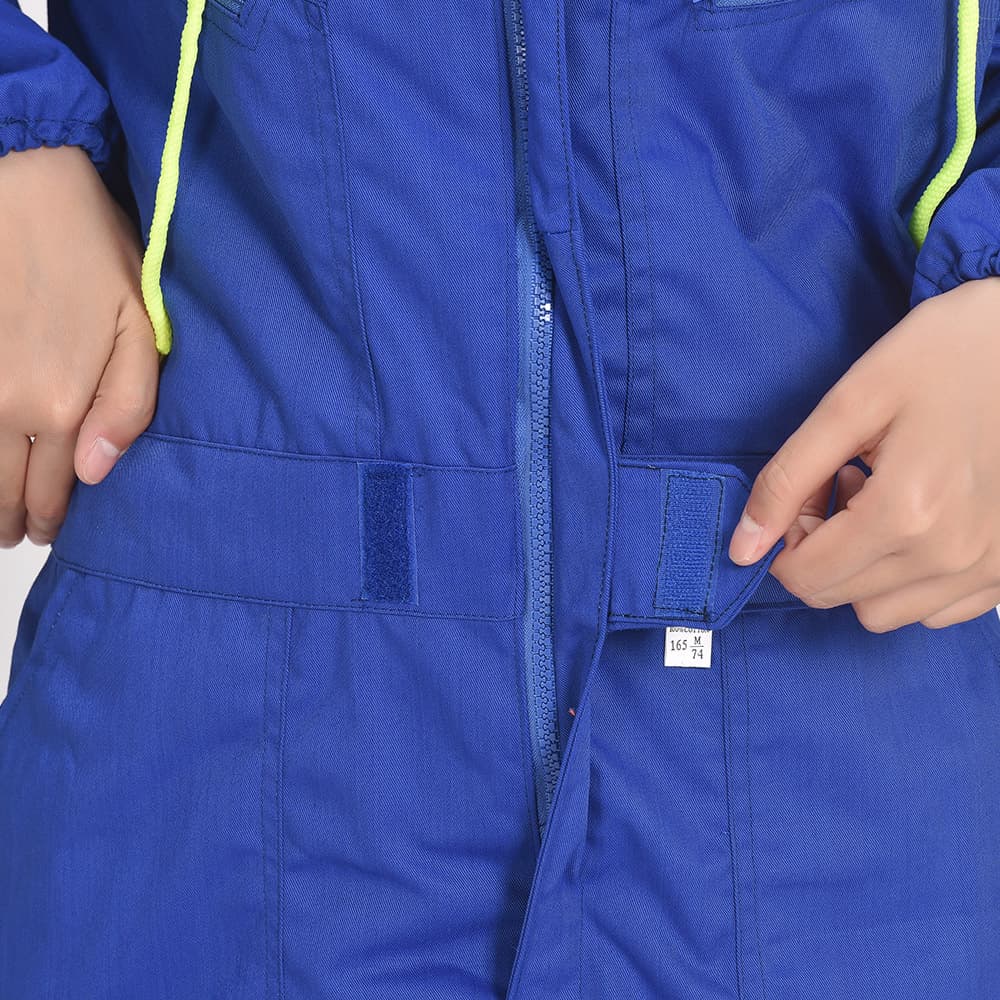 作業着 防寒対応型フード付き作業つなぎ服